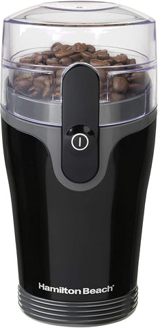 Hamilton Beach Fresh Grind 4.5oz Electric Coffee Grinder for Beans, Spices and More, Stainless Steel Blades, Black (80335R)